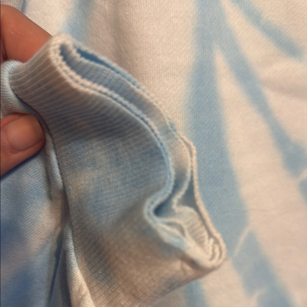Wear it to Heart DESMA RELAXED HOODIE AQUAMARINE TIE DYE - Picture 8 of 8